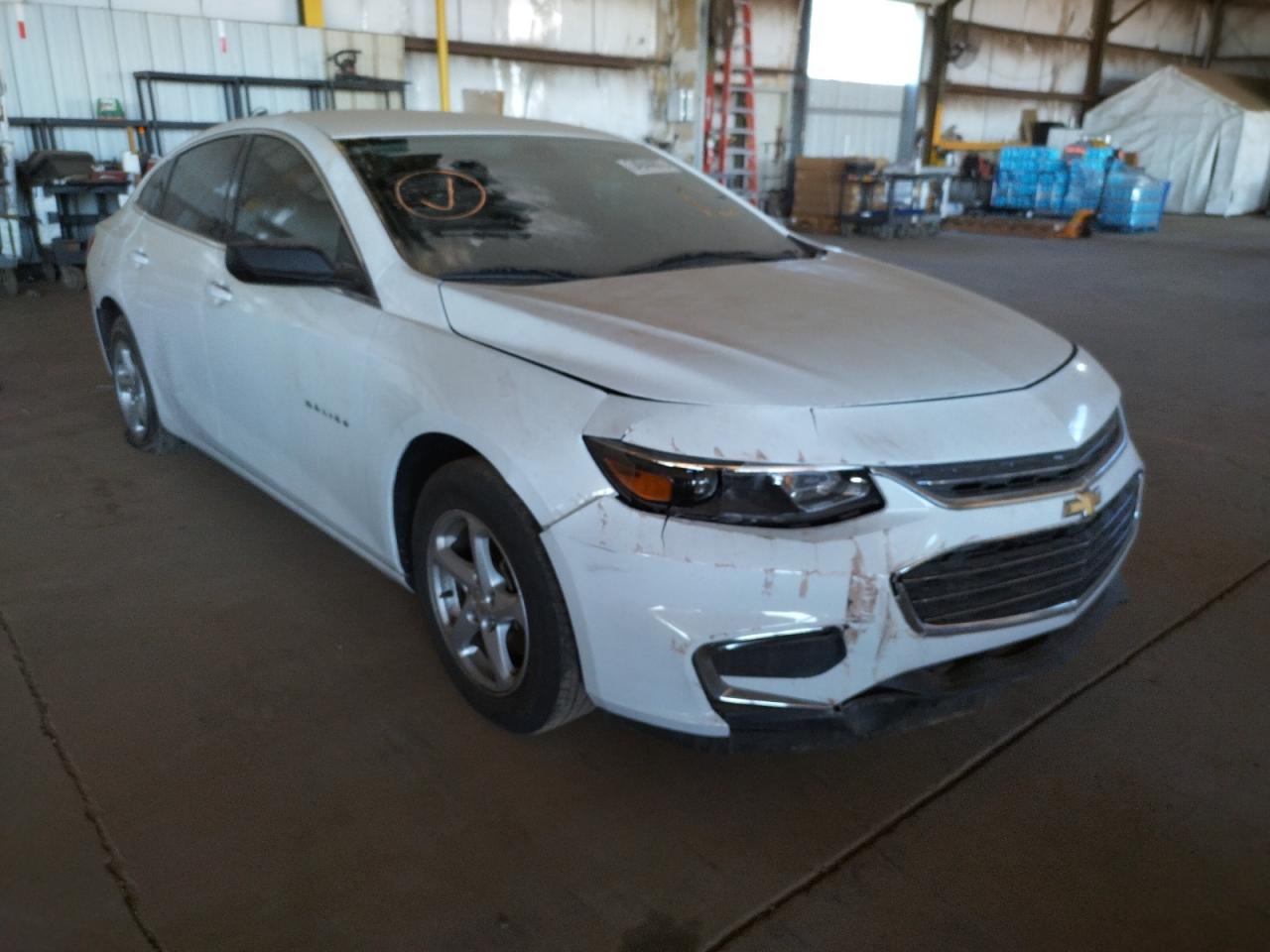 CHEVROLET MALIBU LS 2018 with VIN 1G1ZB5ST0JF235155 - Photo from auction