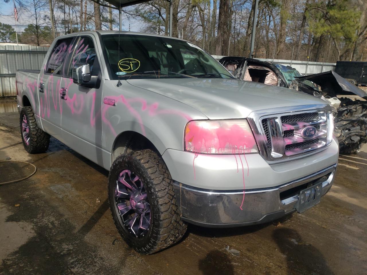 FORD F150 SUPER 2007 with VIN 1FTRW12W07KD36081 - Photo from auction