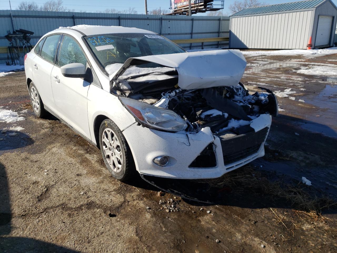 FORD FOCUS SE 2012 with VIN 1FAHP3F20CL278852 - Photo from auction