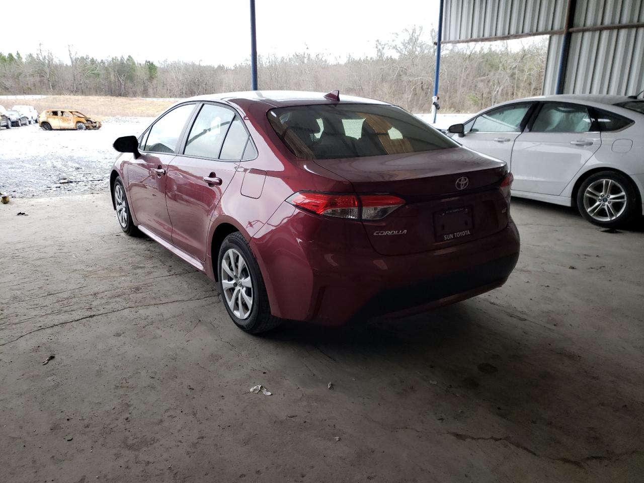 Photo 3 from auction – 2022 TOYOTA COROLLA LE with VIN JTDEPMAE9NJ203893