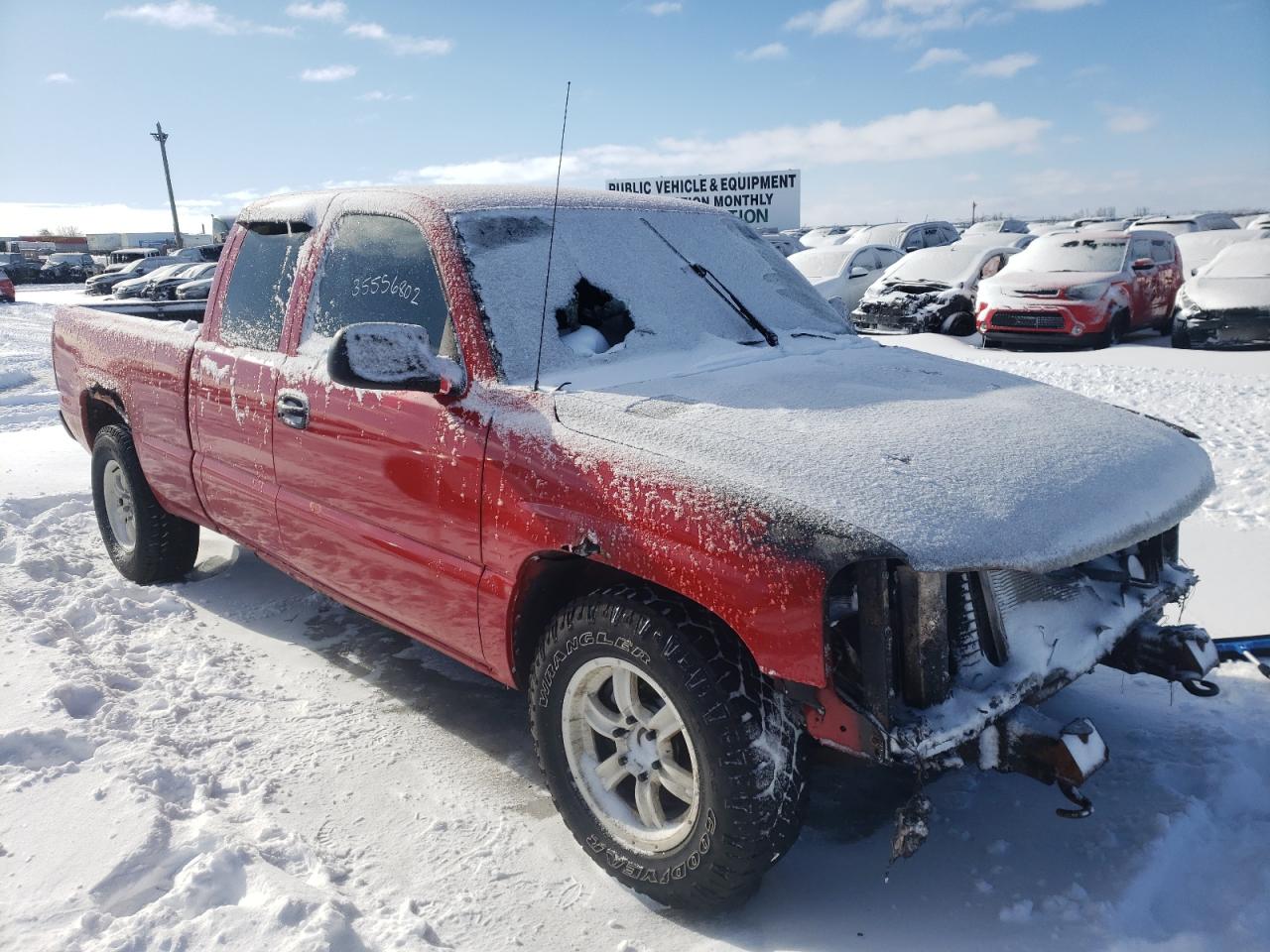 GMC NEW SIERRA 2005 with VIN 2GTEC19V751289911 - Photo from auction