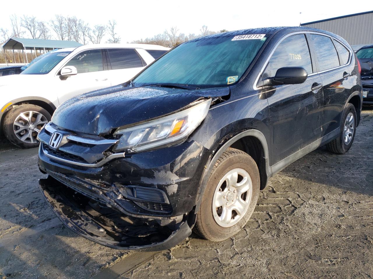 Photo 2 from auction – 2016 HONDA CR-V LX with VIN 2HKRM3H34GH506200