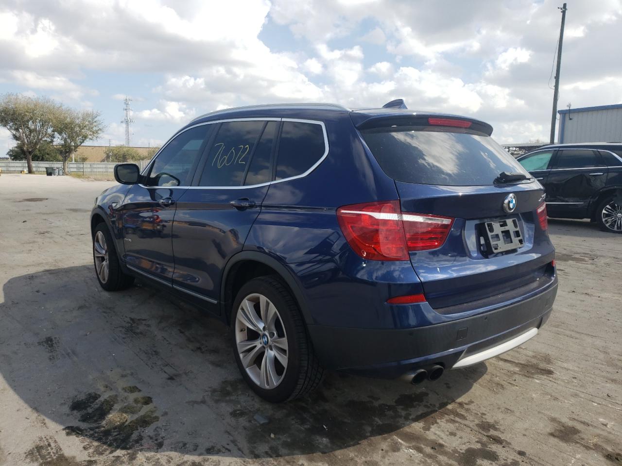 Photo 3 from auction – 2013 BMW X3 XDRIVE3 with VIN 5UXWX7C59DL982149