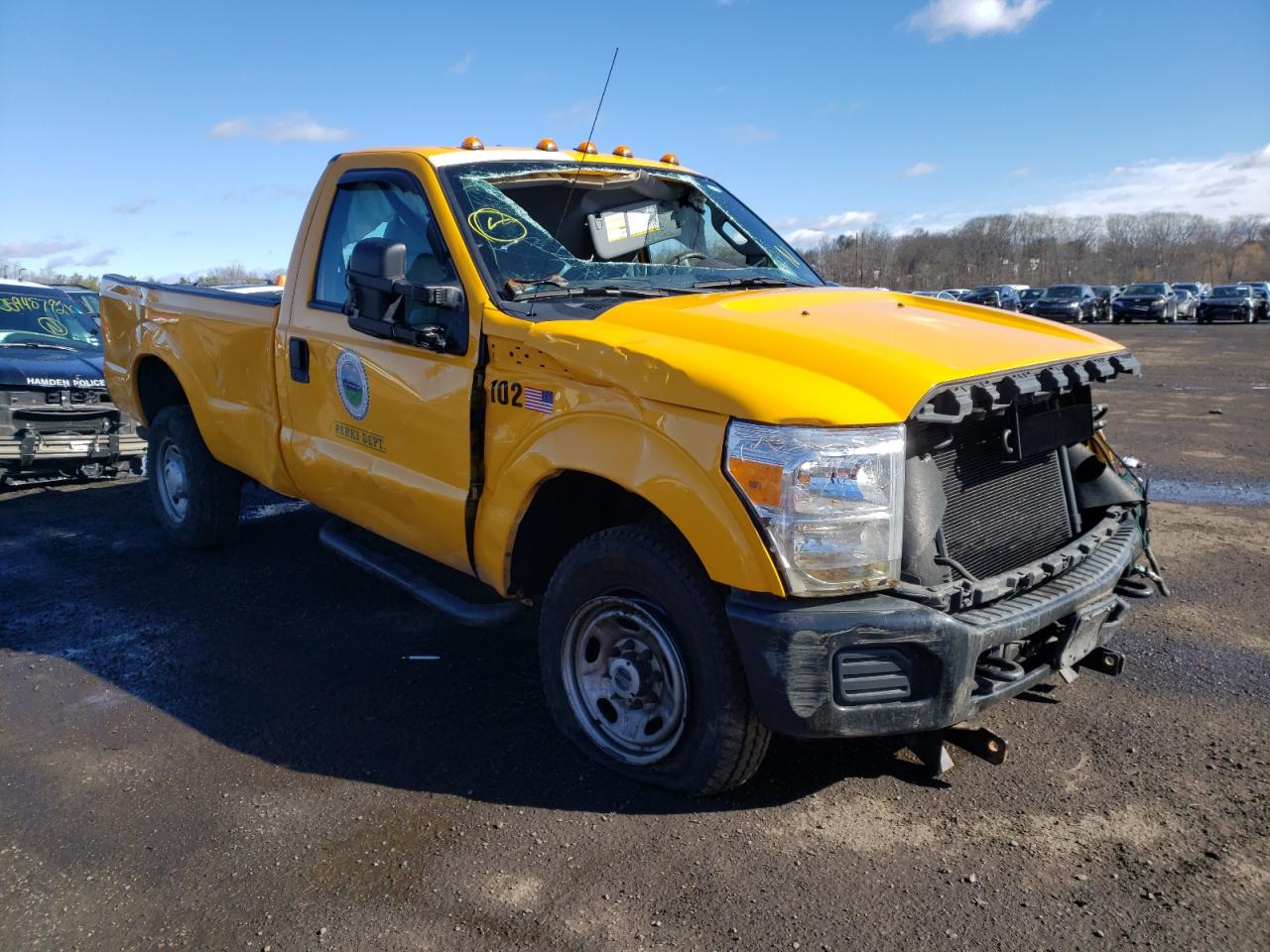 FORD F350 SUPER 2015 with VIN 1FTRF3B66FEB97972 - Photo from auction