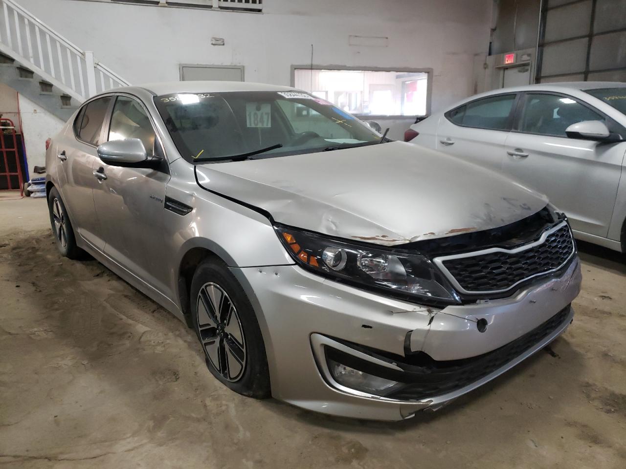 KIA OPTIMA HYB 2013 with VIN KNAGM4AD7D5053361 - Photo from auction