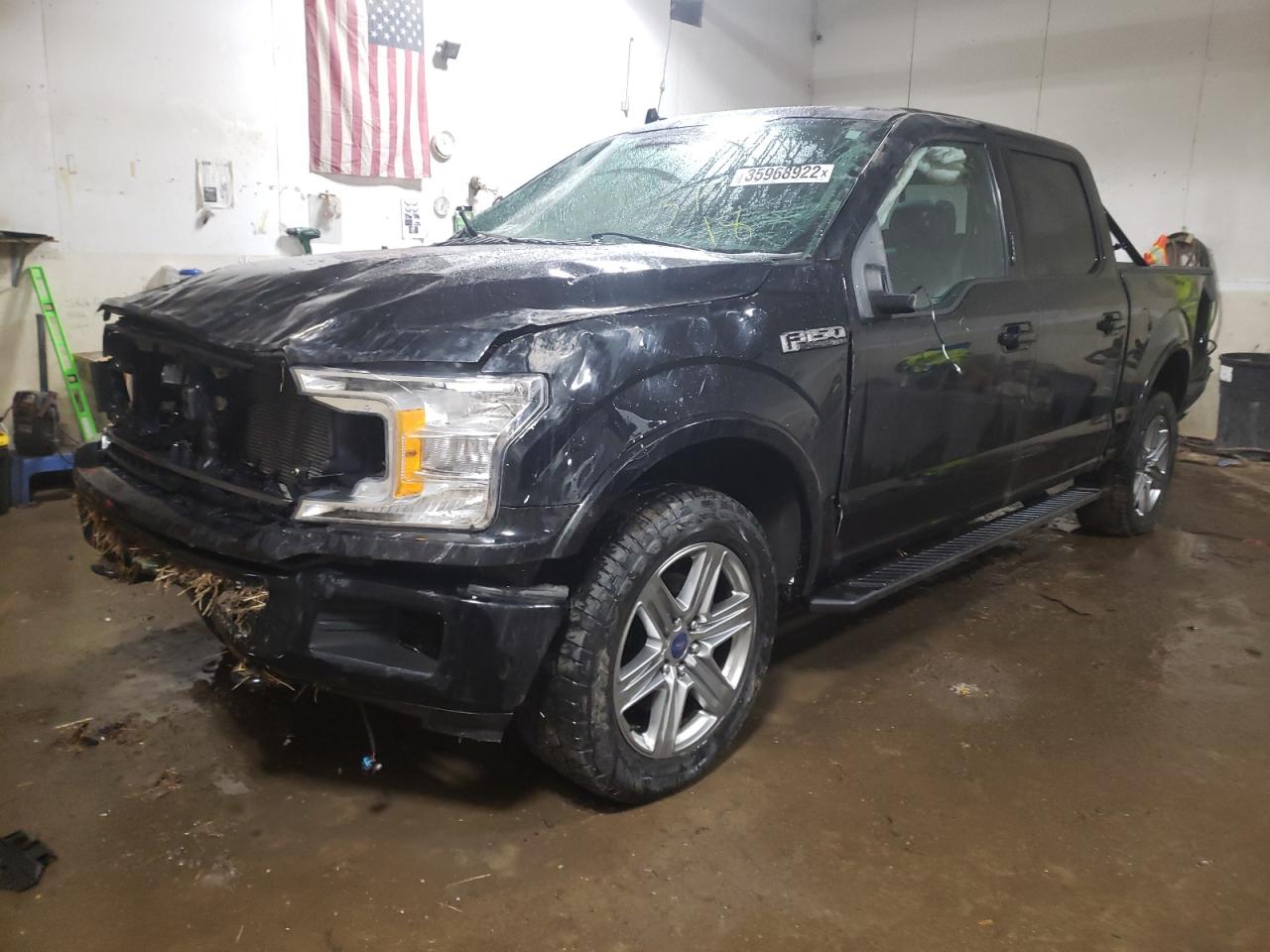Photo 2 from auction – 2018 FORD F150 SUPER with VIN 1FTEW1EG9JFD59880
