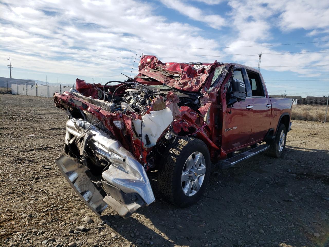 Photo 2 from auction – 2021 CHEVROLET SILVERADO with VIN 1GC4YUEY8MF190875