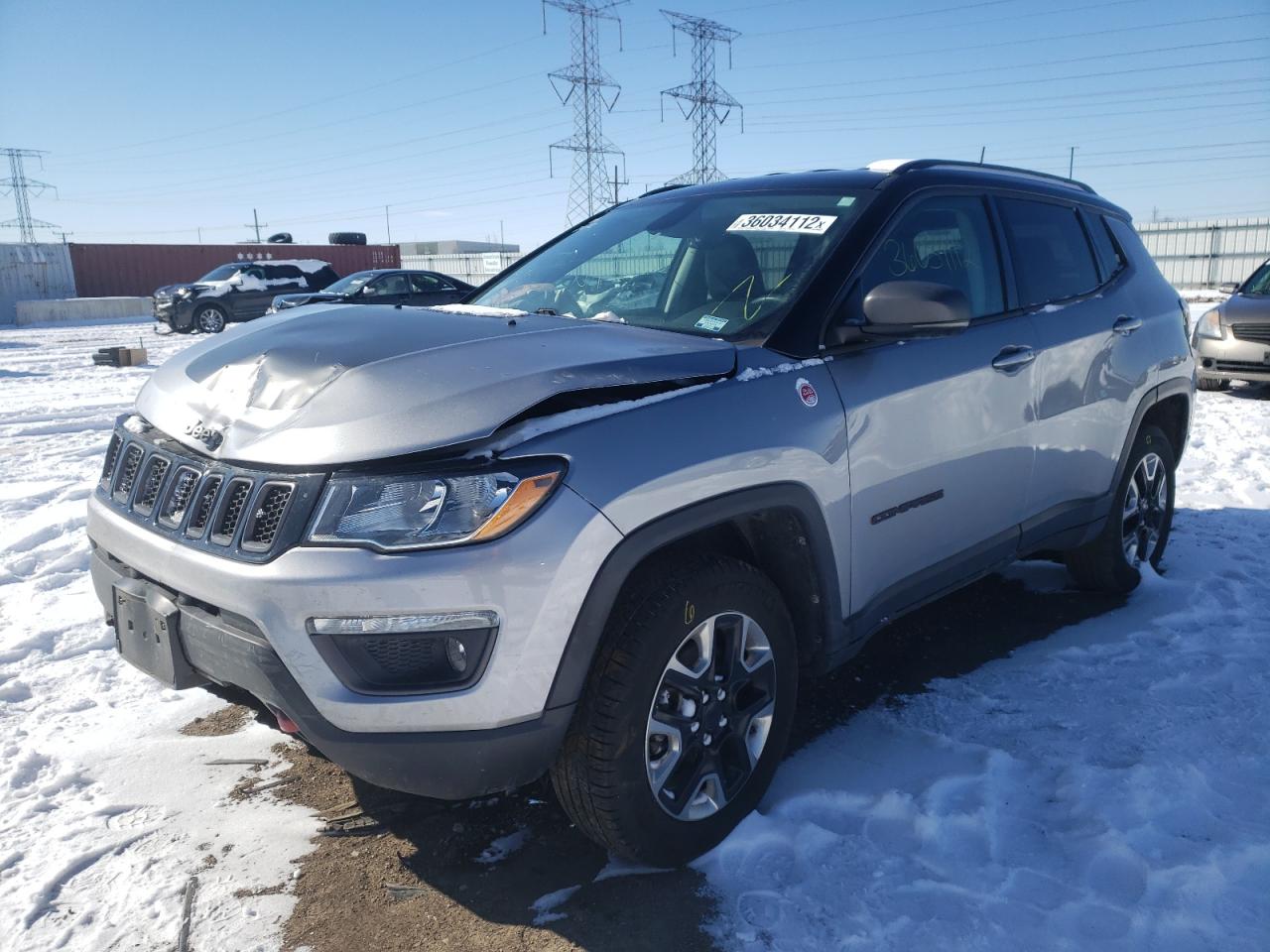 Photo 2 from auction – 2018 JEEP COMPASS TR with VIN 3C4NJDDB1JT342471