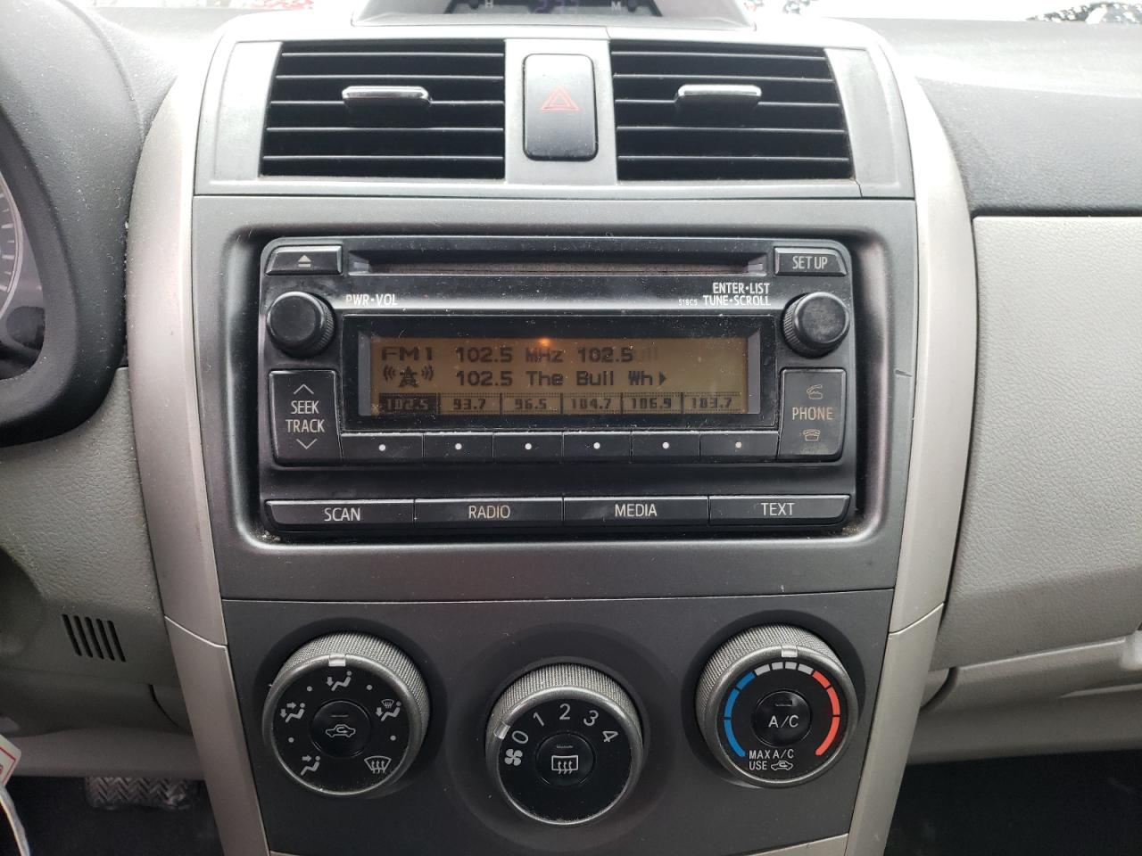 Photo 9 from auction – 2012 TOYOTA COROLLA BA with VIN 5YFBU4EE3CP073544