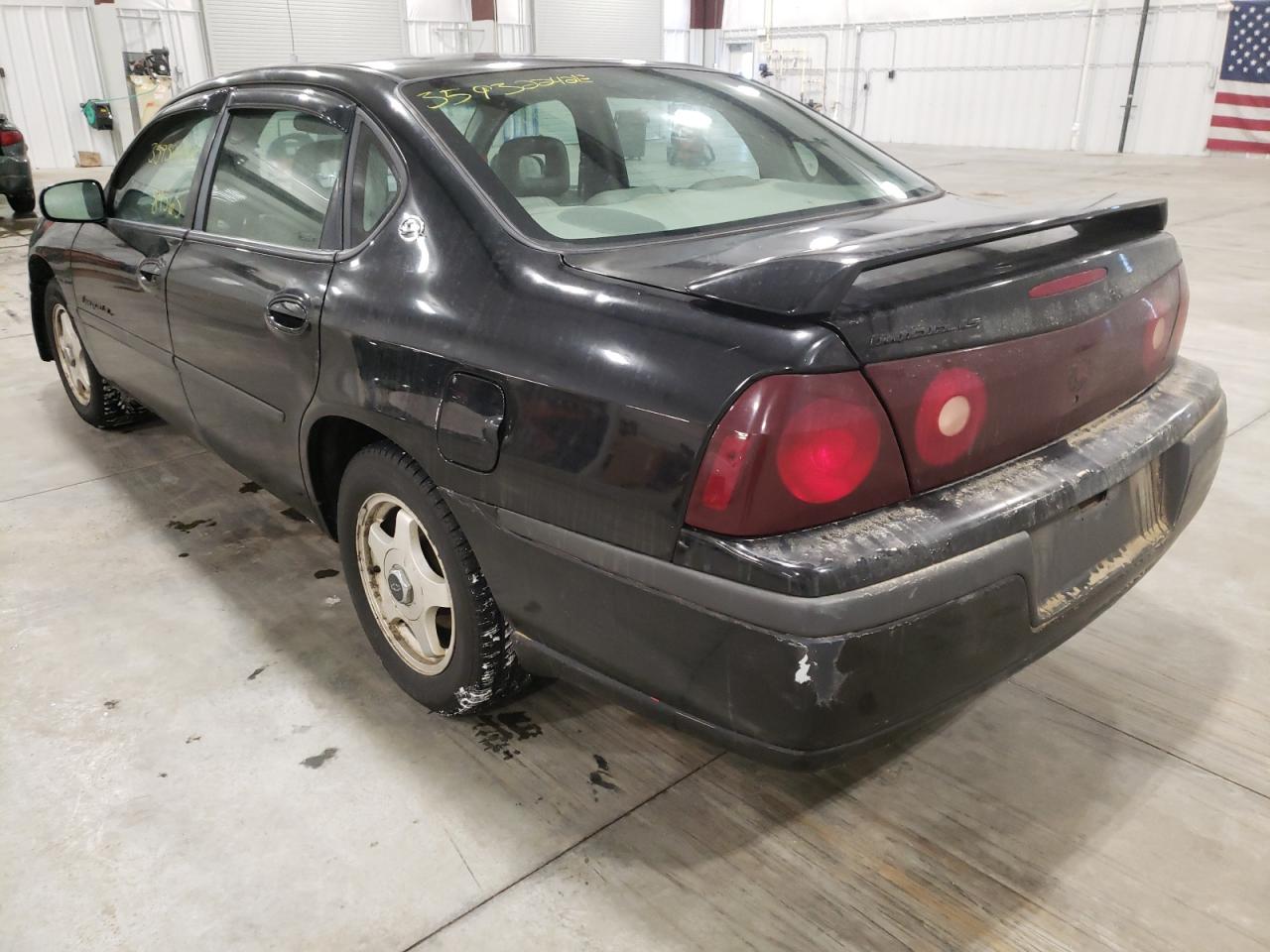 Photo 3 from auction – 2000 CHEVROLET IMPALA LS with VIN 2G1WH55KXY9380579