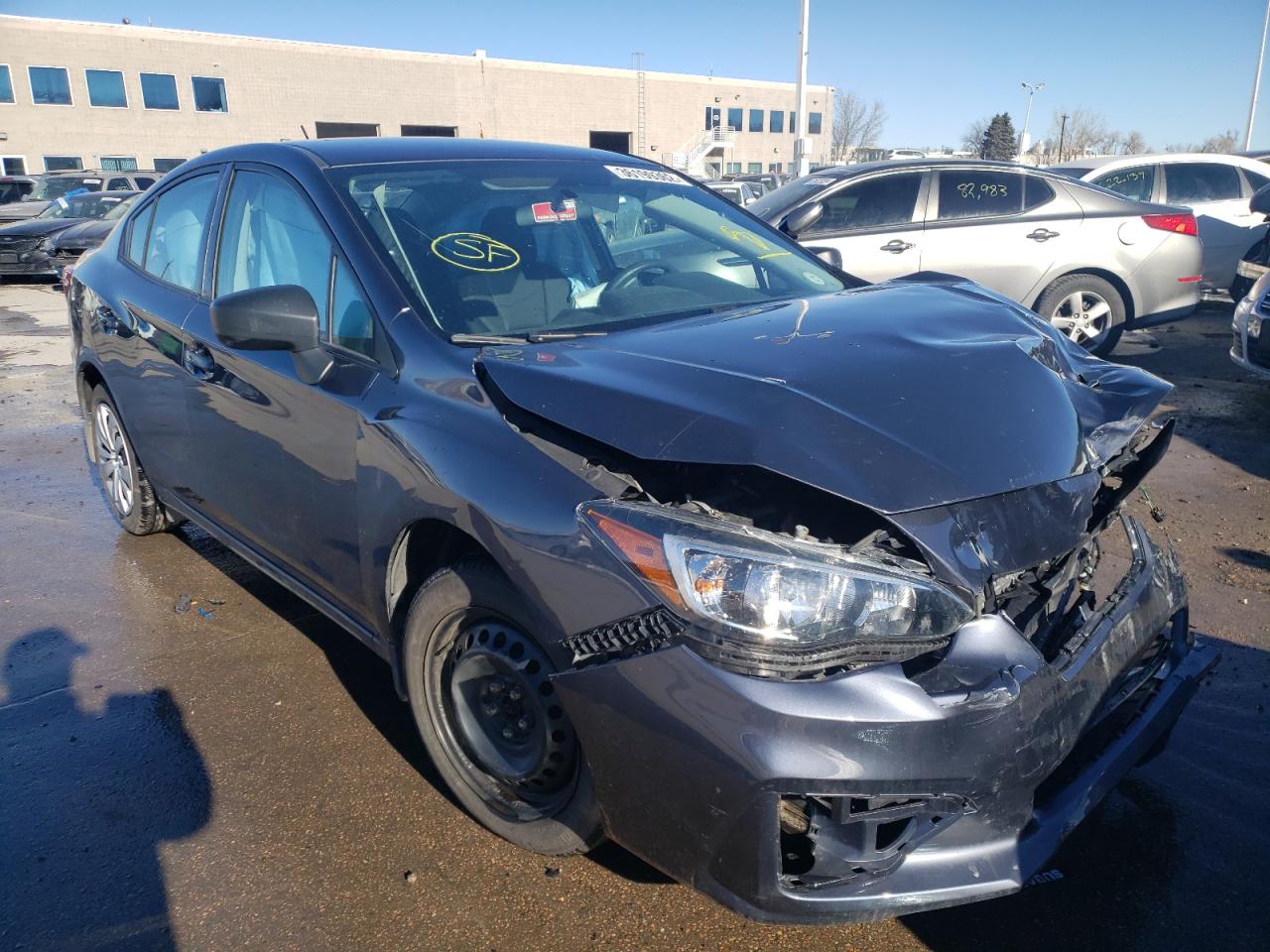 SUBARU IMPREZA 2017 with VIN 4S3GKAA60H3603672 - Photo from auction