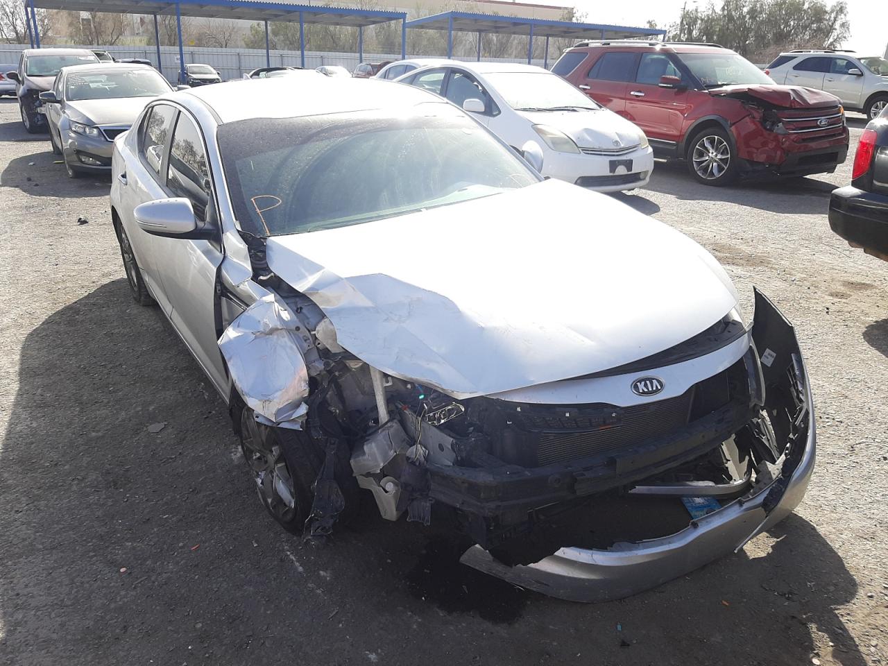 KIA OPTIMA LX 2013 with VIN KNAGM4A72D5351598 - Photo from auction