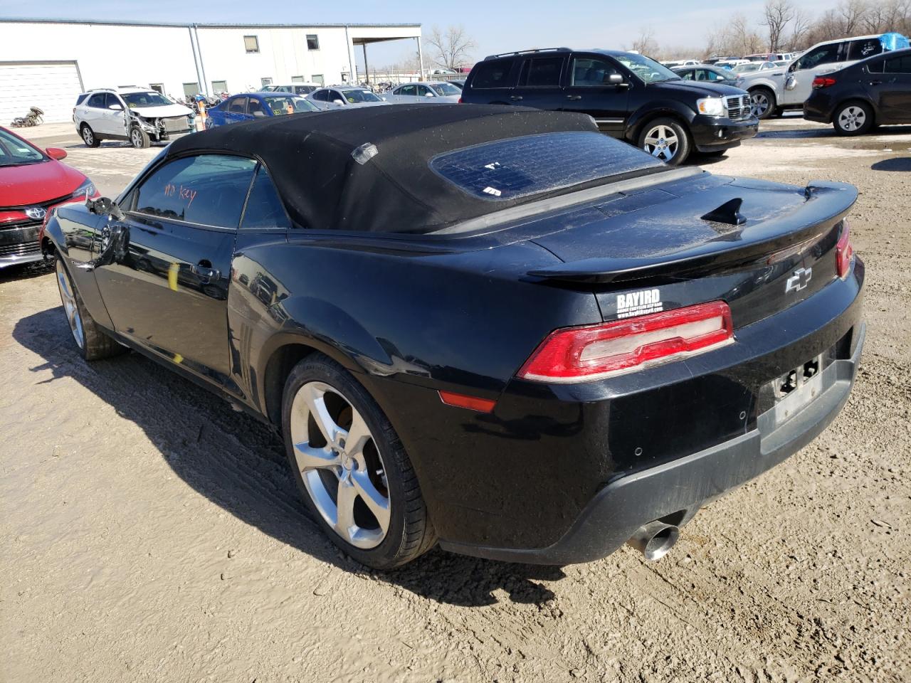 Photo 3 from auction – 2015 CHEVROLET CAMARO LT with VIN 2G1FF3D32F9131873