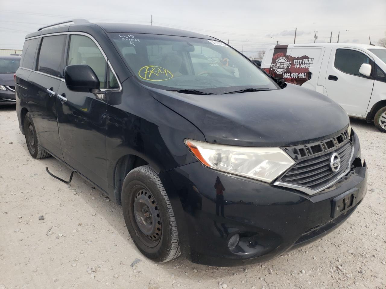 NISSAN QUEST S 2012 with VIN JN8AE2KP9C9038486 - Photo from auction