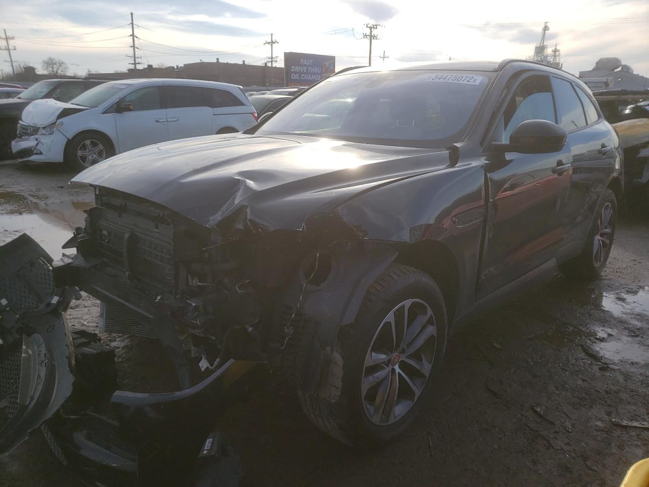 Photo 2 from auction – 2017 JAGUAR F-PACE PRE with VIN SADCJ2BV1HA498766