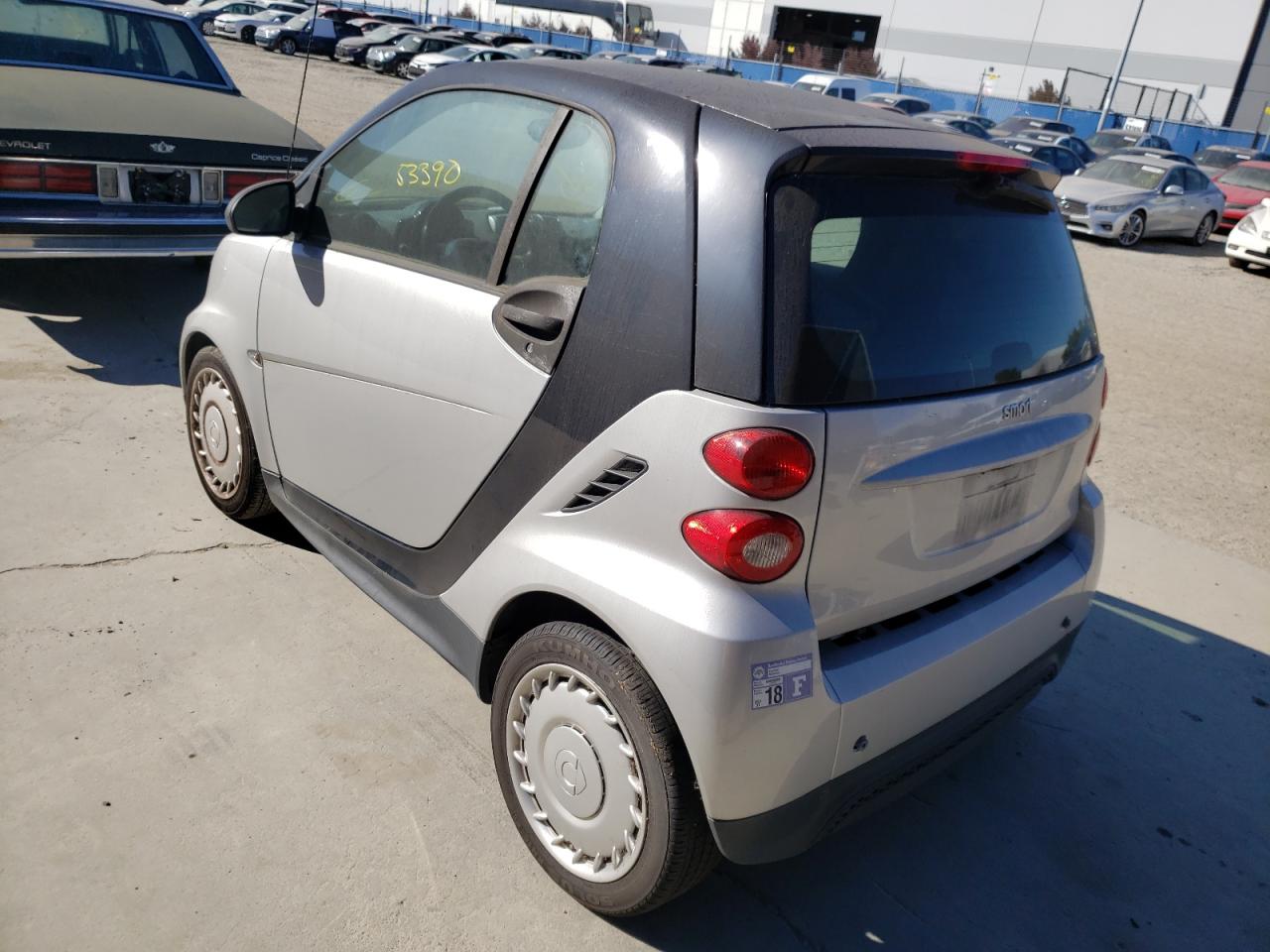 Photo 3 from auction – 2013 SMART FORTWO with VIN WMEEJ3BA8DK644108