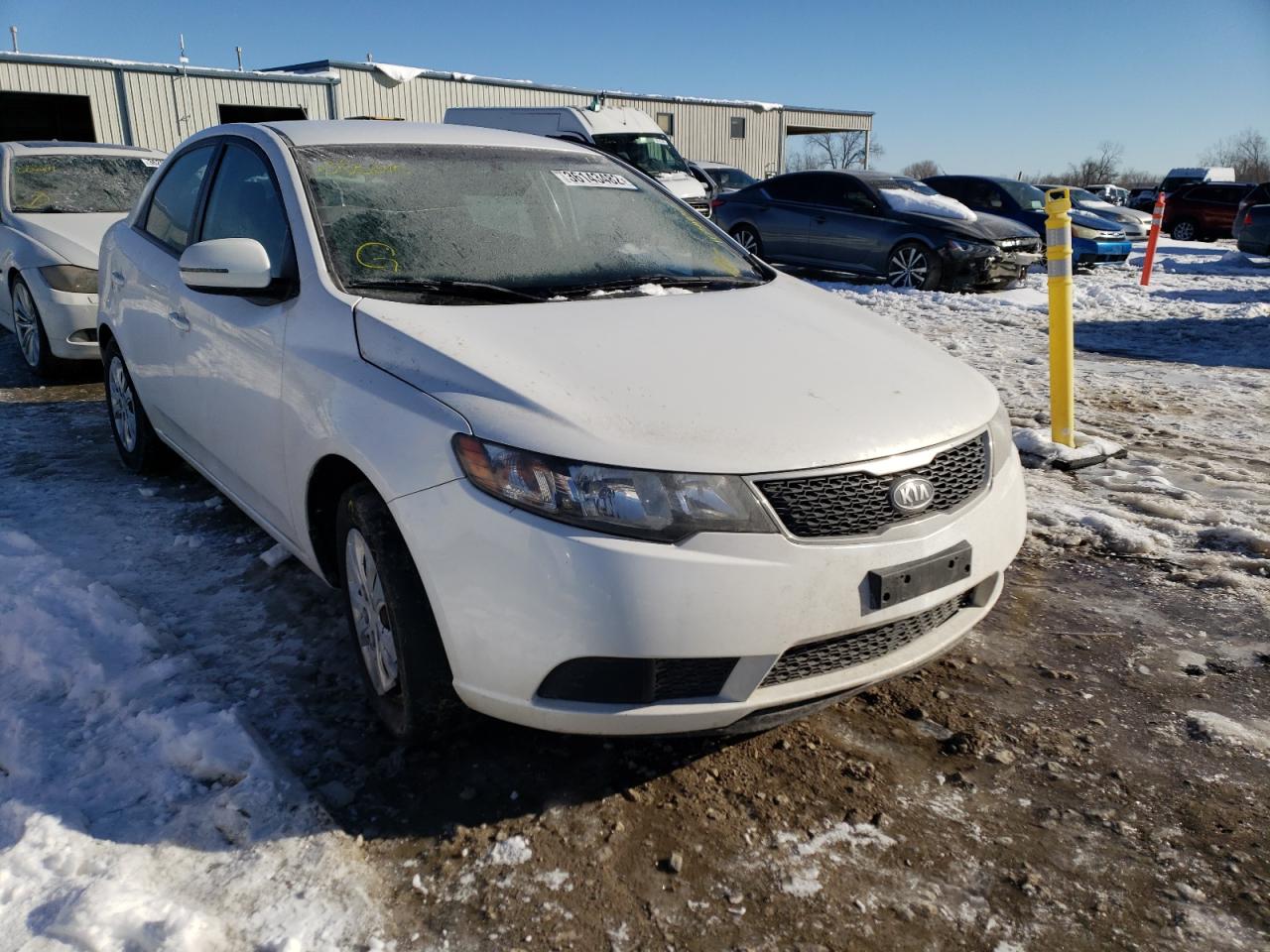 KIA FORTE EX 2012 with VIN KNAFU4A25C5555875 - Photo from auction