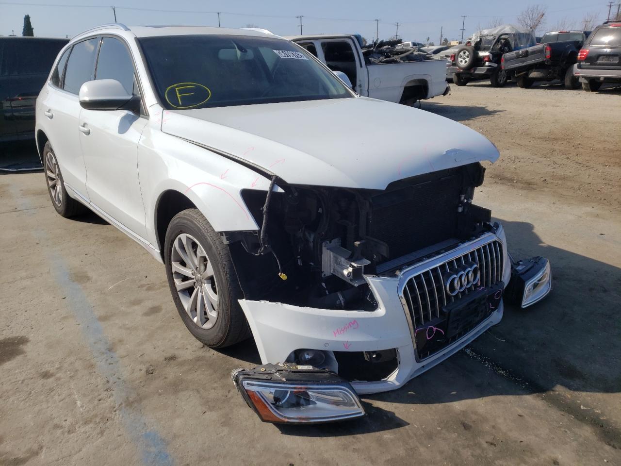 AUDI Q5 PREMIUM 2013 with VIN WA1LFAFP3DA080121 - Photo from auction