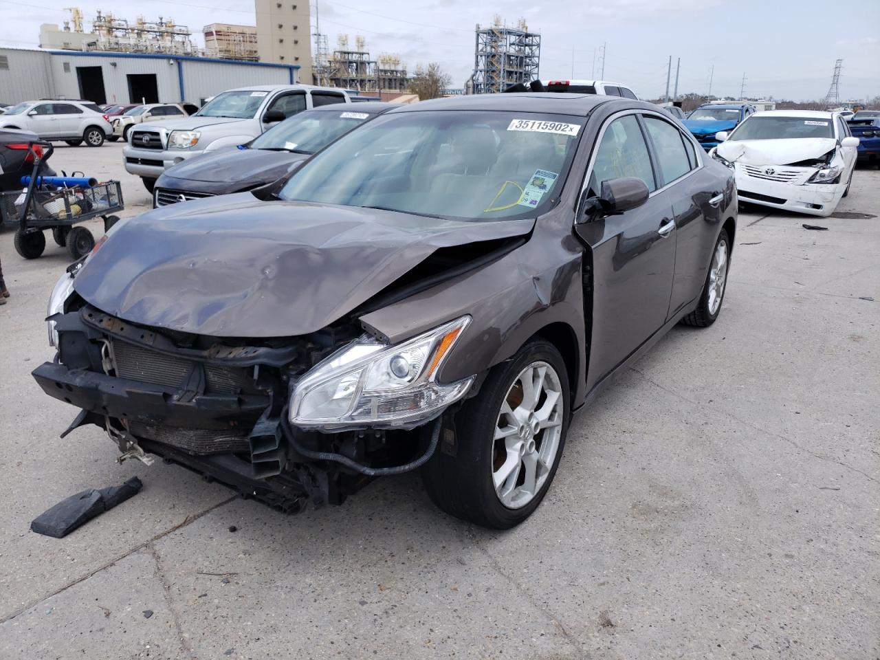 Photo 2 from auction – 2014 NISSAN MAXIMA S with VIN 1N4AA5AP0EC461141