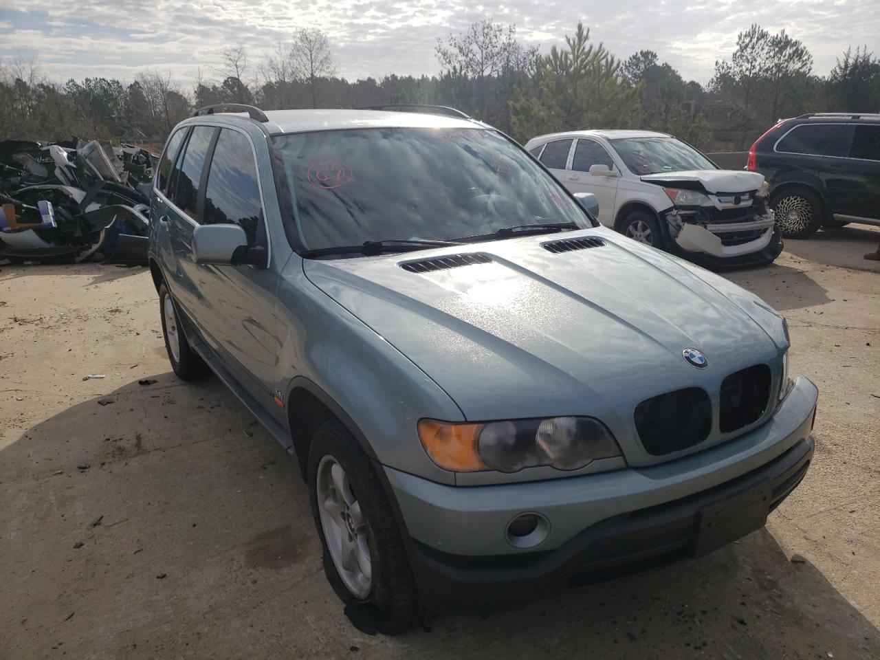 BMW X5 4.4I 2002 with VIN 5UXFB33532LH34843 - Photo from auction