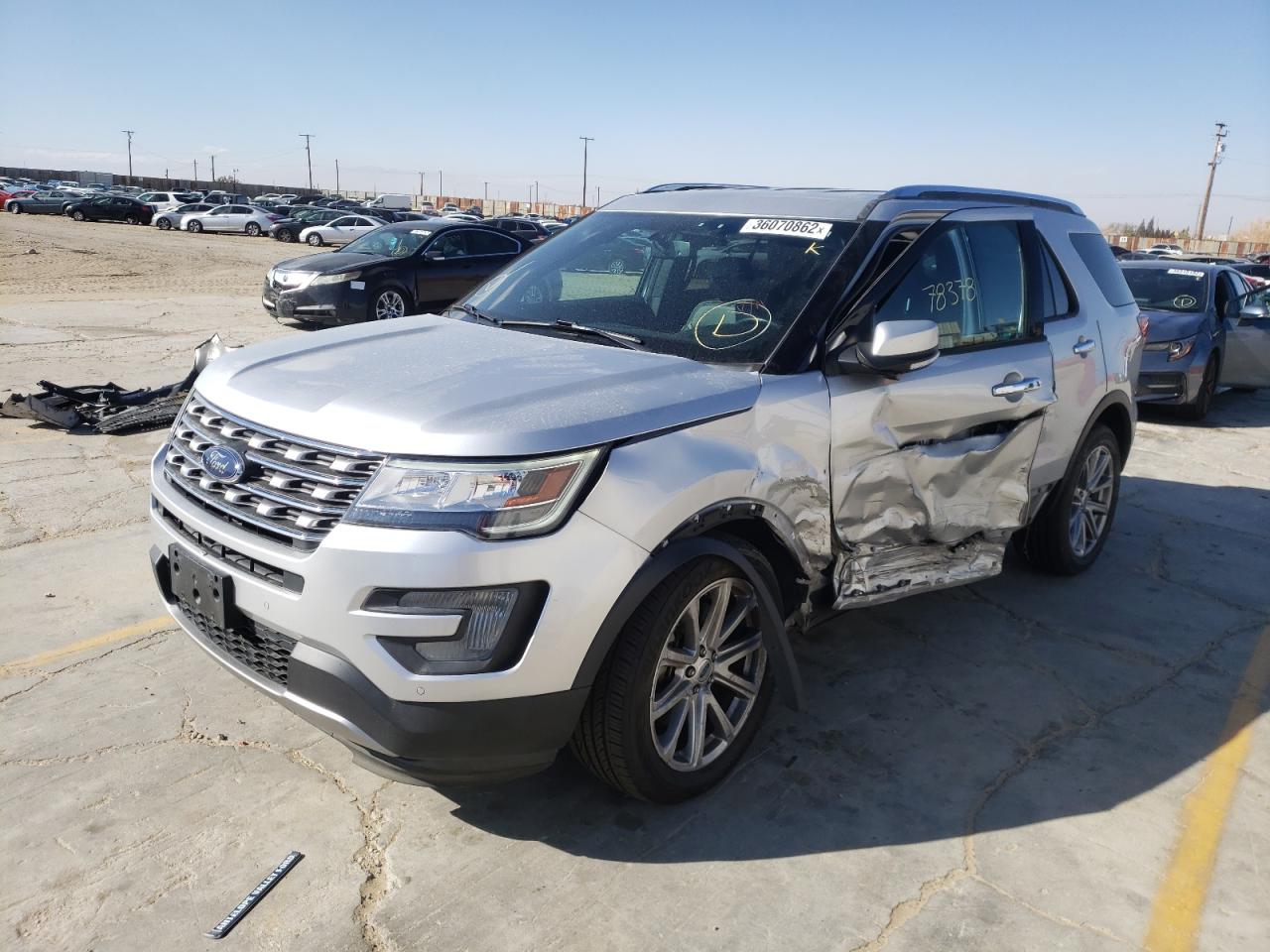 Photo 2 from auction – 2017 FORD EXPLORER L with VIN 1FM5K8F80HGB83944