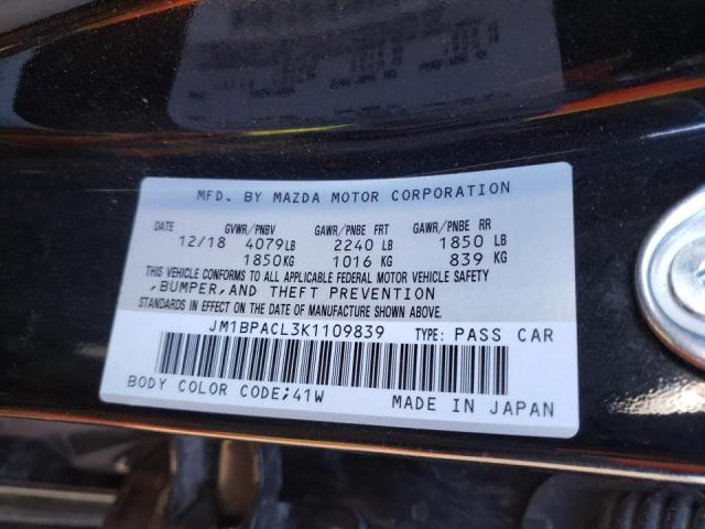 Photo 10 from auction – 2019 MAZDA 3 PREFERRE with VIN JM1BPACL3K1109839