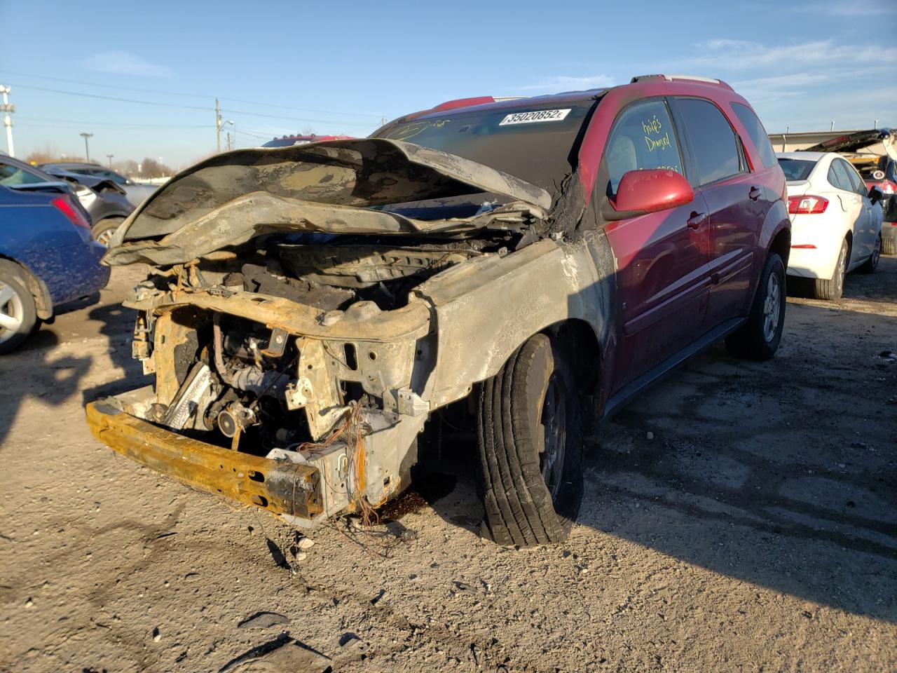 Photo 2 from auction – 2006 CHEVROLET EQUINOX LT with VIN 2CNDL73F066129742