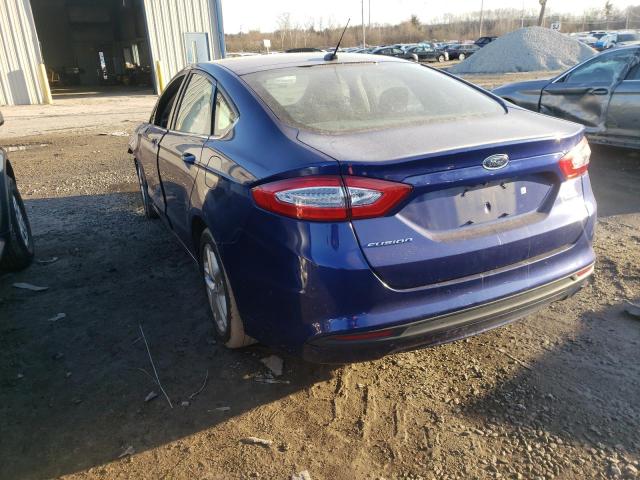 Photo 3 from auction – 2016 FORD FUSION SE with VIN 3FA6P0H76GR393509