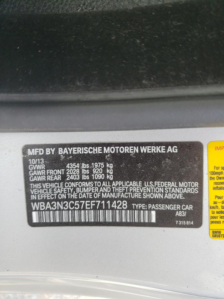 Photo 10 from auction – 2014 BMW 428 I with VIN WBA3N3C57EF711428