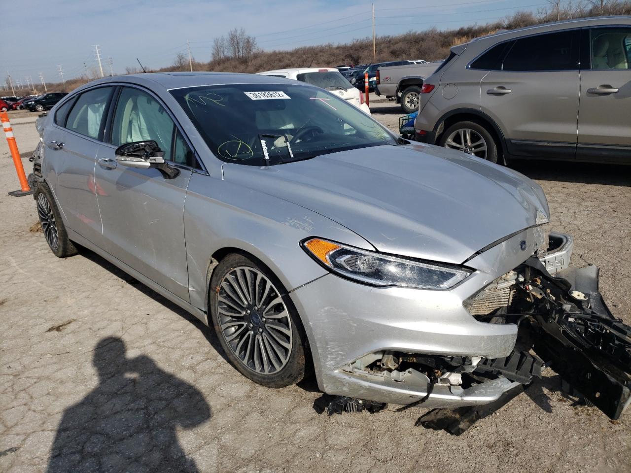 FORD FUSION TIT 2018 with VIN 3FA6P0D93JR193993 - Photo from auction