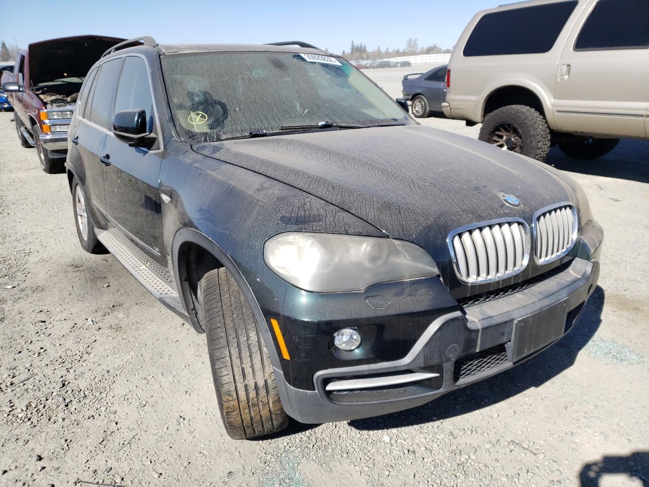 BMW X5 4.8I 2007 with VIN 5UXFE83527LZ39076 - Photo from auction