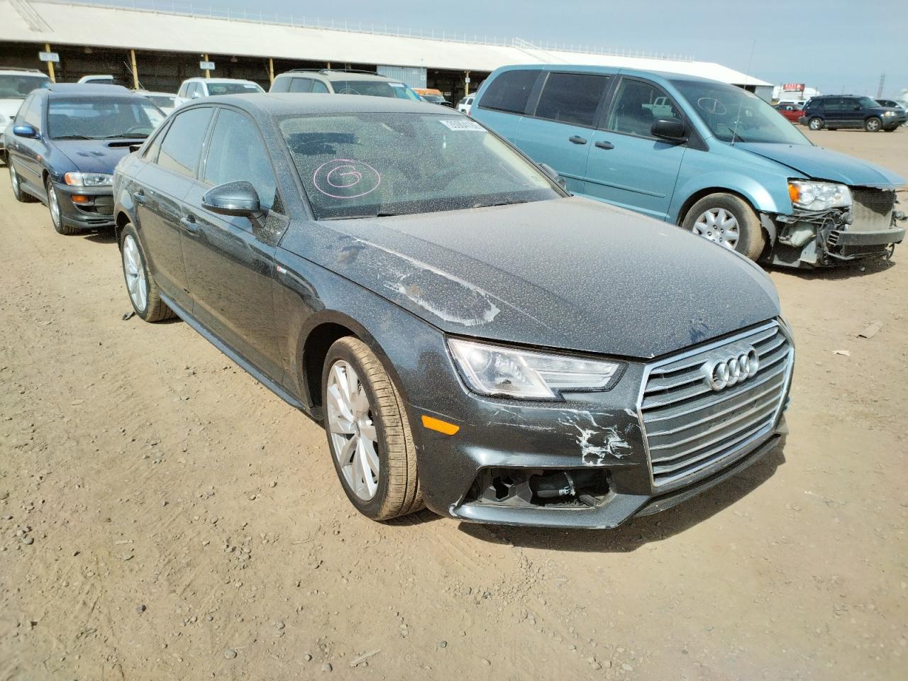 AUDI A4 PREMIUM 2018 with VIN WAUKMAF42JA227938 - Photo from auction