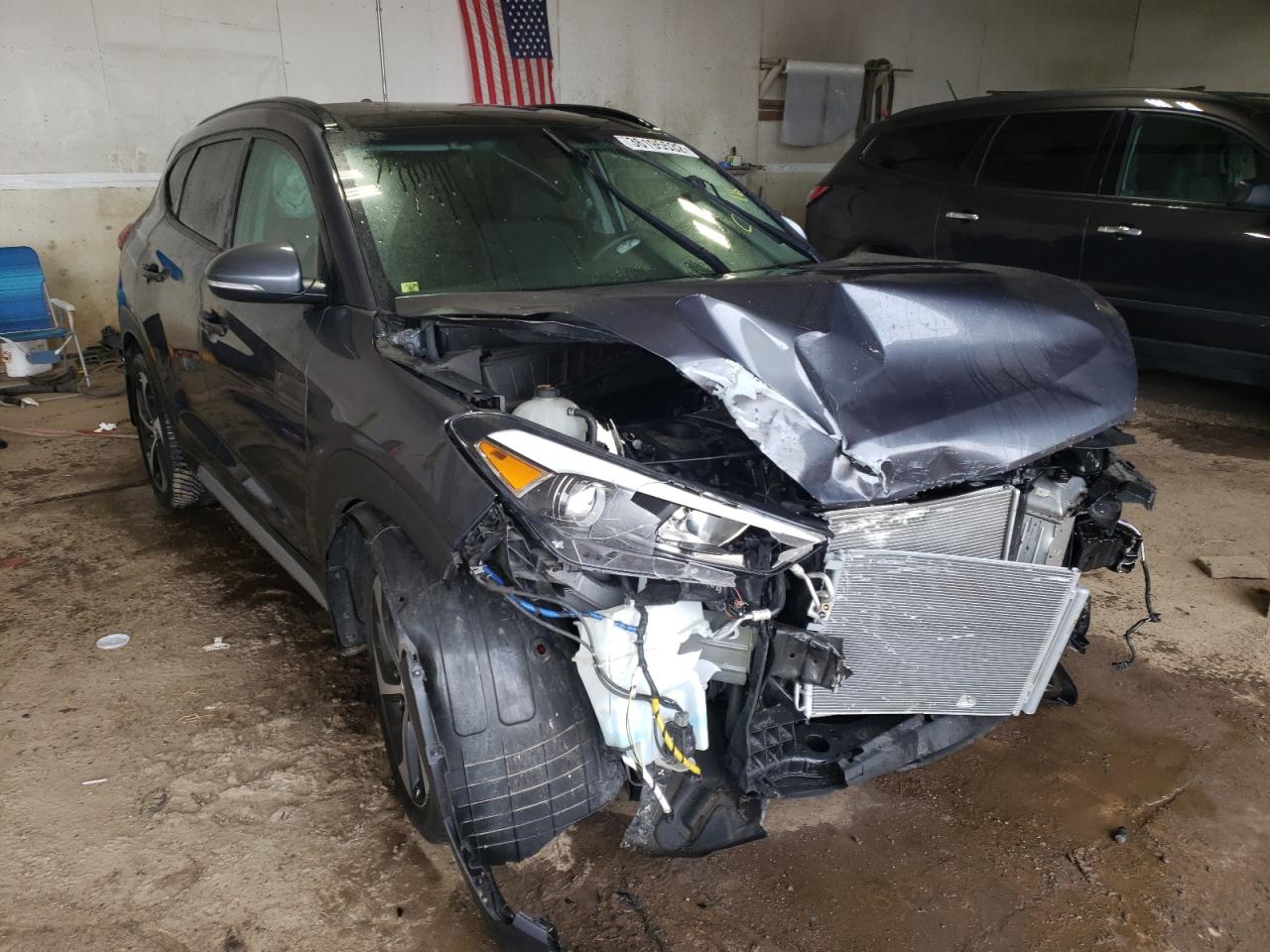 HYUNDAI TUCSON VAL 2018 with VIN KM8J3CA23JU621364 - Photo from auction