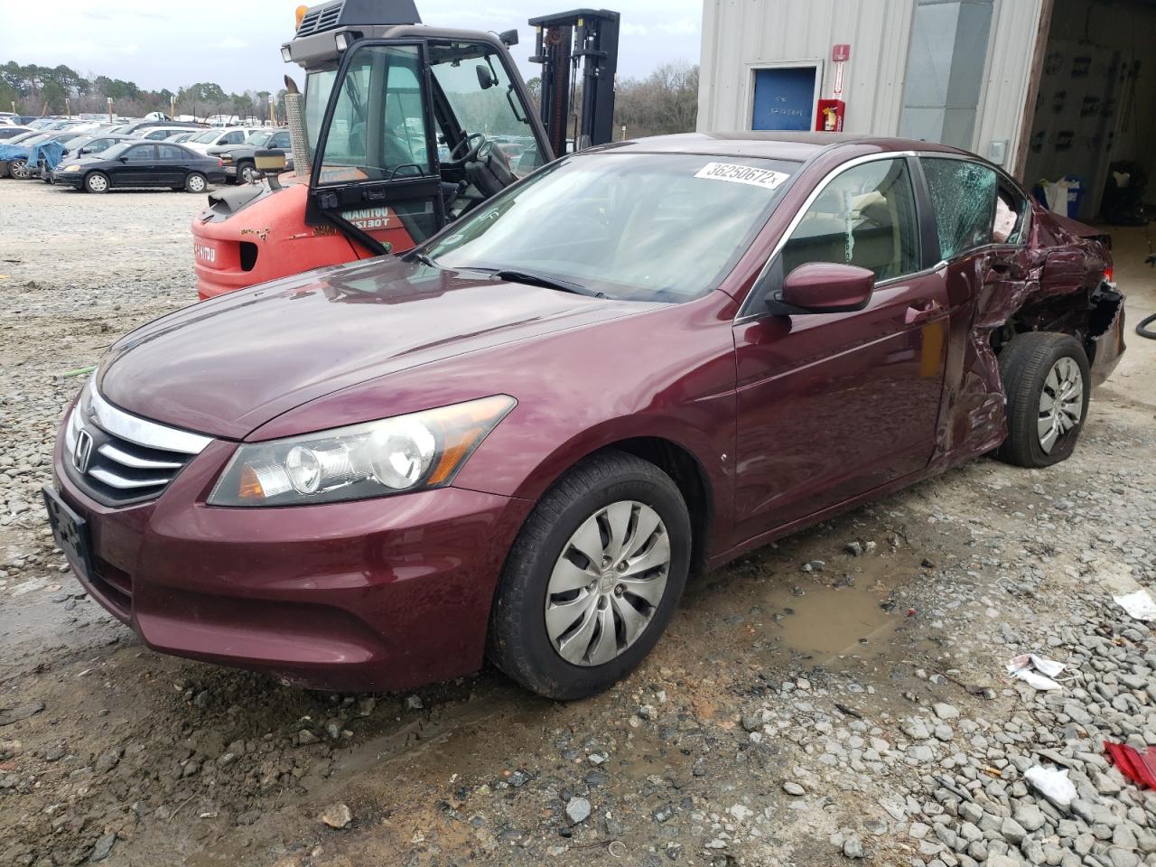Photo 2 from auction – 2012 HONDA ACCORD LX with VIN 1HGCP2F36CA038676