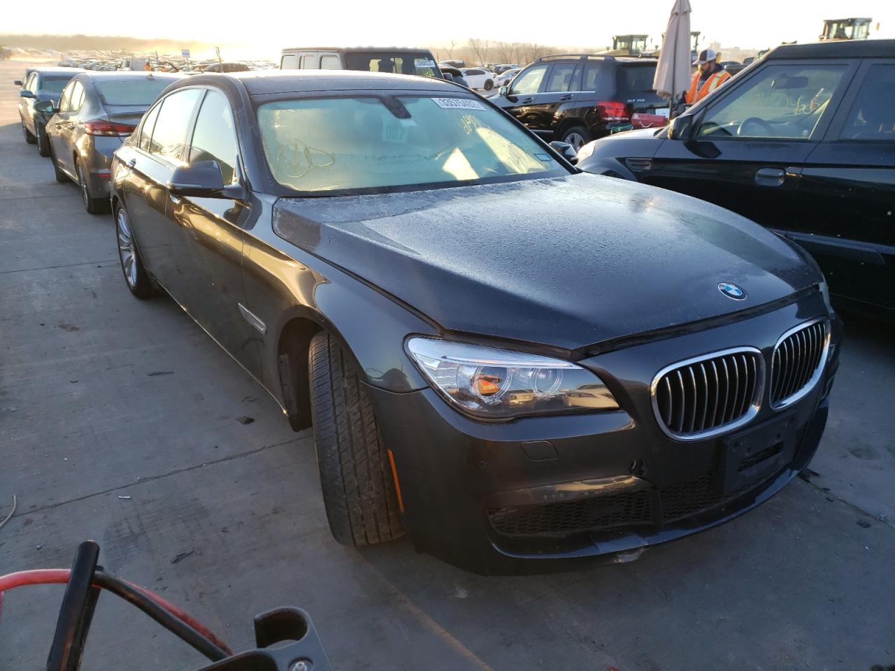 BMW 740 LI 2015 with VIN WBAYE4C5XFD947144 - Photo from auction