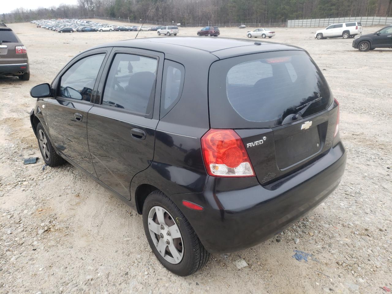Photo 3 from auction – 2008 CHEVROLET AVEO BASE with VIN KL1TD66628B026333
