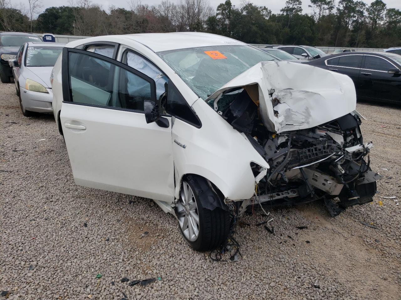 TOYOTA PRIUS V 2012 with VIN JTDZN3EU1C3041679 - Photo from auction