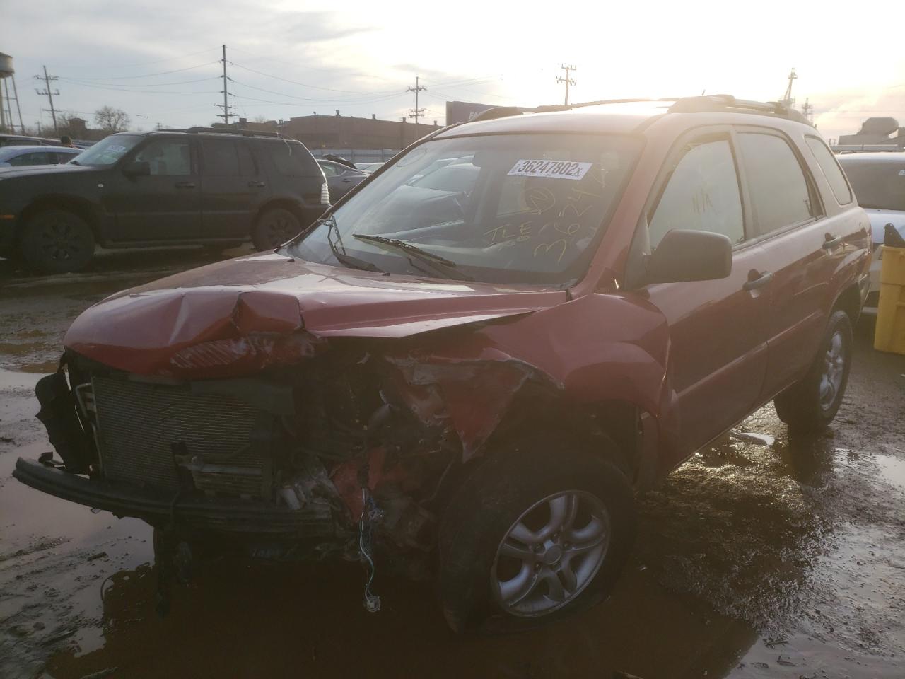 Photo 2 from auction – 2007 KIA SPORTAGE E with VIN KNDJE723977422968
