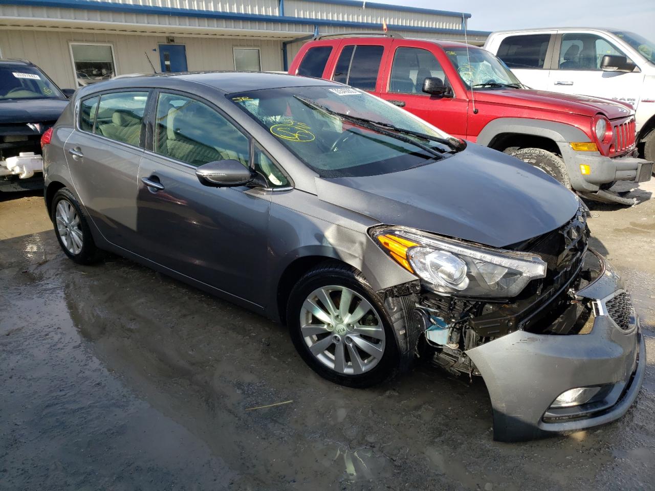 KIA FORTE EX 2015 with VIN KNAFX5A87F5270987 - Photo from auction