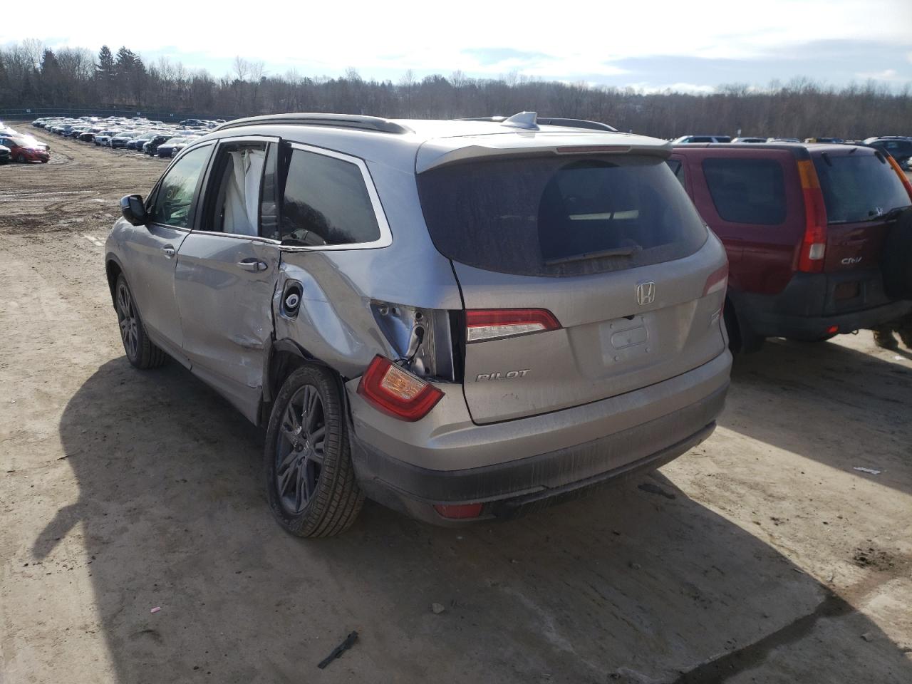 Photo 3 from auction – 2022 HONDA PILOT SE with VIN 5FNYF6H20NB026956