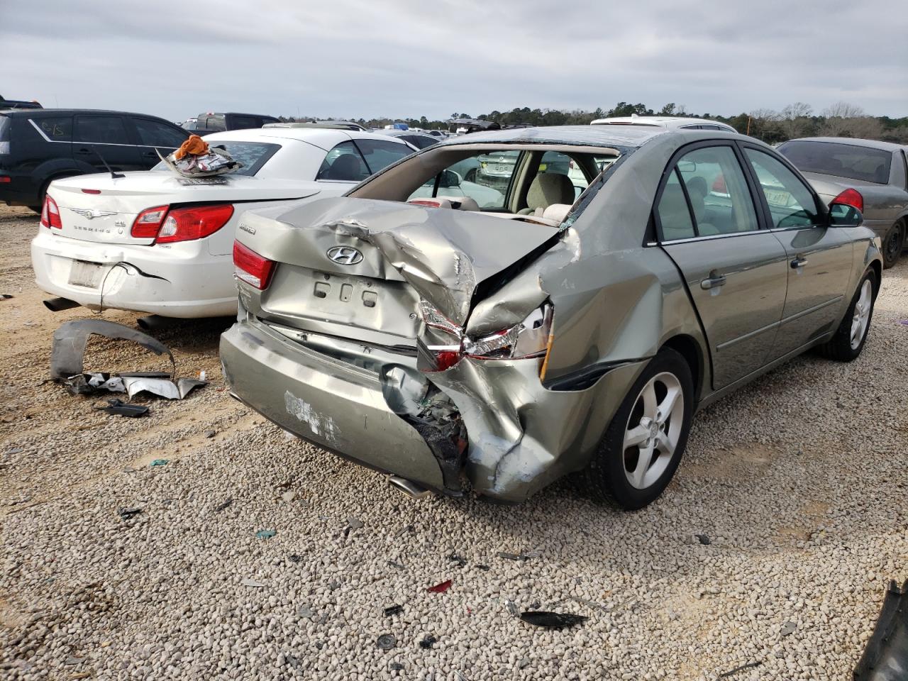 Photo 4 from auction – 2007 HYUNDAI SONATA SE with VIN 5NPEU46F87H257224