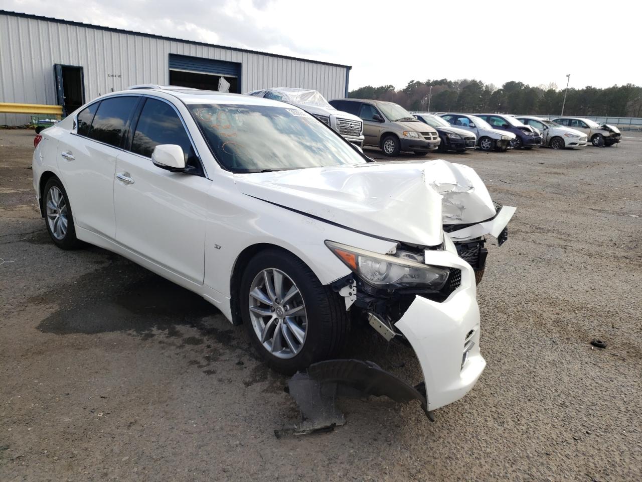 Photo 1 from auction – 2014 INFINITI Q50 BASE with VIN JN1BV7AP7EM677855