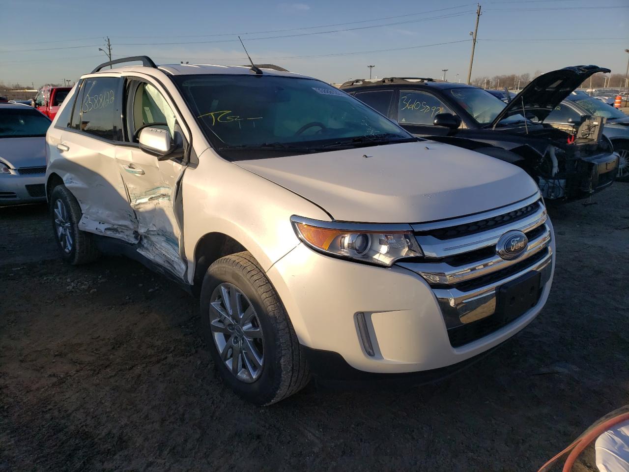 FORD EDGE SEL 2014 with VIN 2FMDK3JC6EBA17621 - Photo from auction