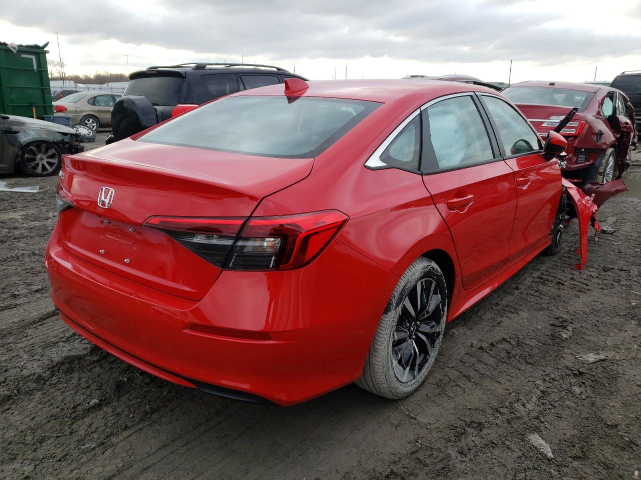 Photo 4 from auction – 2022 HONDA CIVIC EX with VIN 2HGFE1F73NH308564