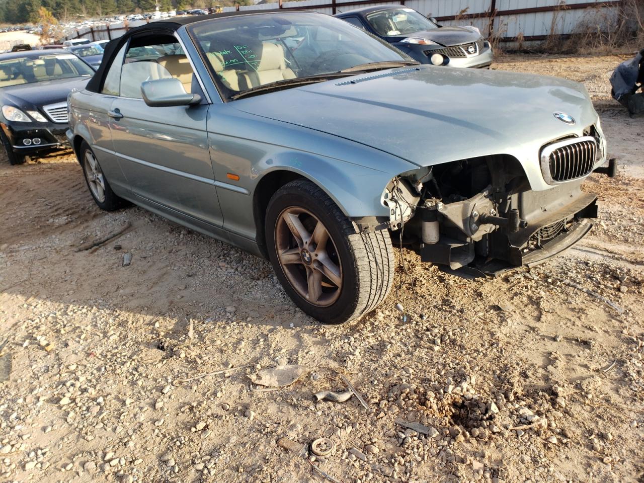 BMW 325 CI 2003 with VIN WBABS33453PG90990 - Photo from auction