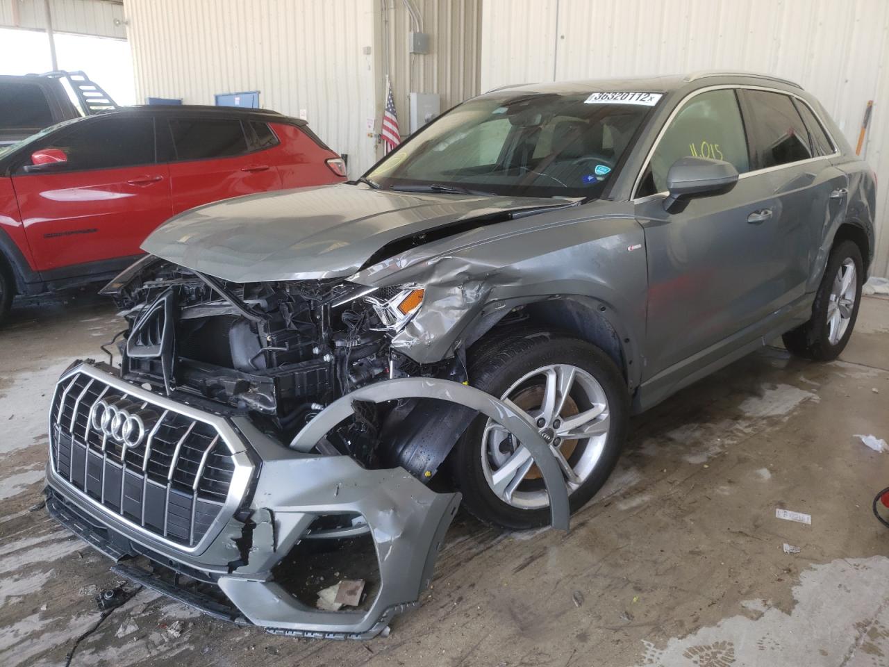 Photo 2 from auction – 2020 AUDI Q3 PREMIUM with VIN WA1EECF36L1047276
