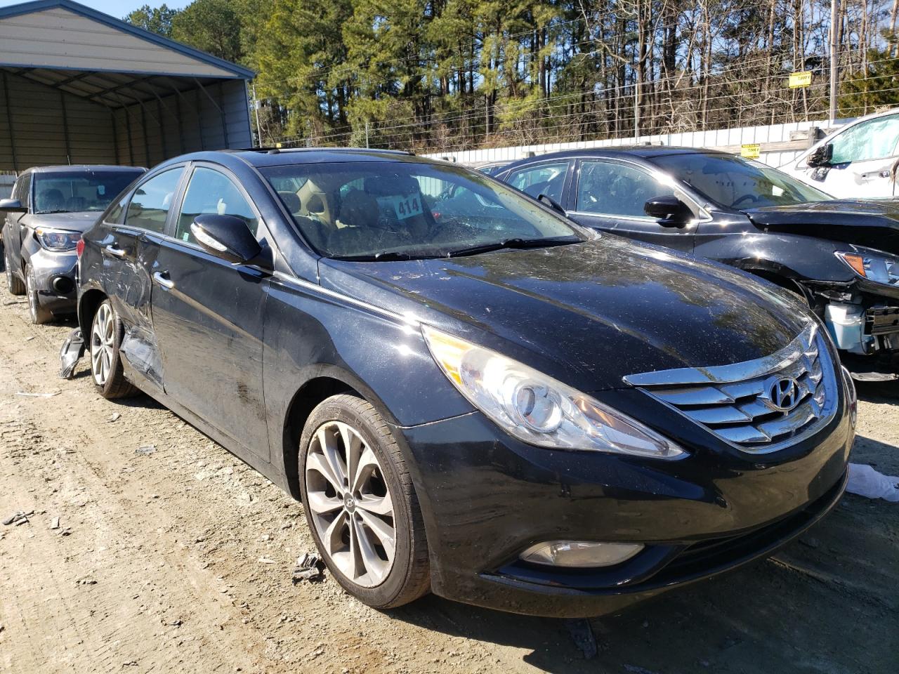 HYUNDAI SONATA SE 2013 with VIN 5NPEC4AB1DH692685 - Photo from auction