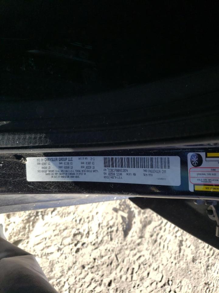 Photo 10 from auction – 2011 CHRYSLER 200 TOURIN with VIN 1C3BC1FB8BN513974