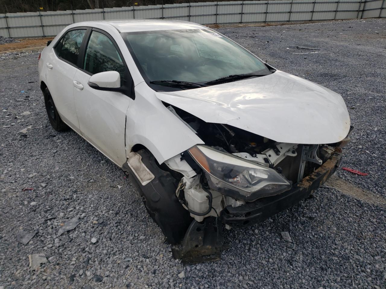 TOYOTA COROLLA L 2015 with VIN 2T1BURHE0FC374124 - Photo from auction