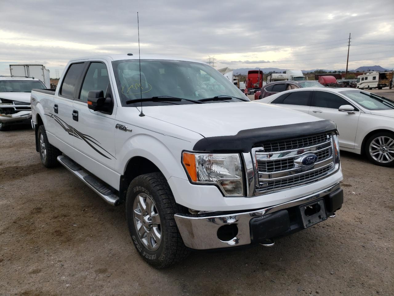 FORD F150 SUPER 2014 with VIN 1FTFW1EF1EKG55582 - Photo from auction